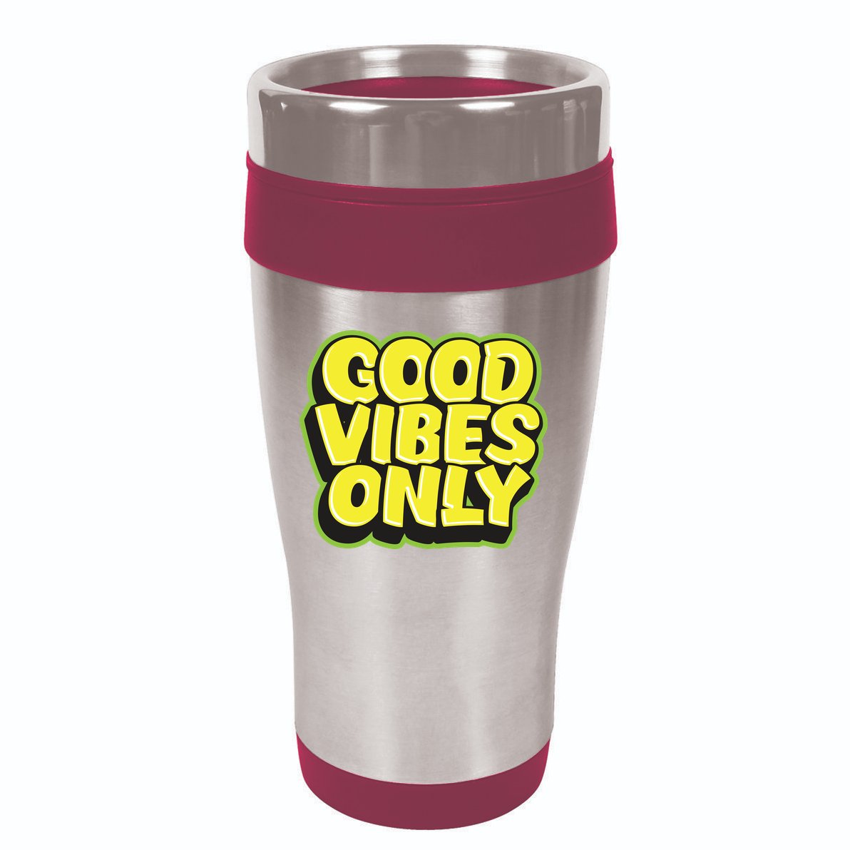 Good Vibes Only 16oz Travel Tumbler