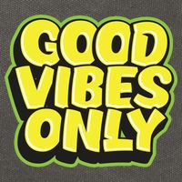 Good Vibes Only Cotton Canvas Backpack