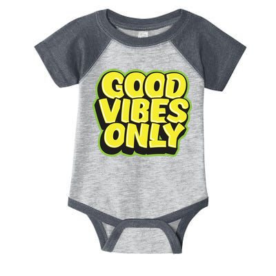 Good Vibes Only Infant Baby Jersey Bodysuit