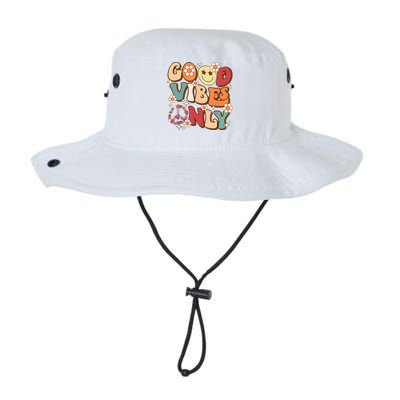 Good Vibes Only Peace Love 60s 70s Tie Dye With Retro Groovy Bucket Hat