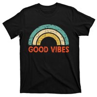 Good Vibes Only Funny Positive Inspirational Retro T-Shirt