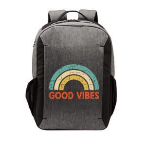 Good Vibes Only Funny Positive Inspirational Retro Vector Backpack