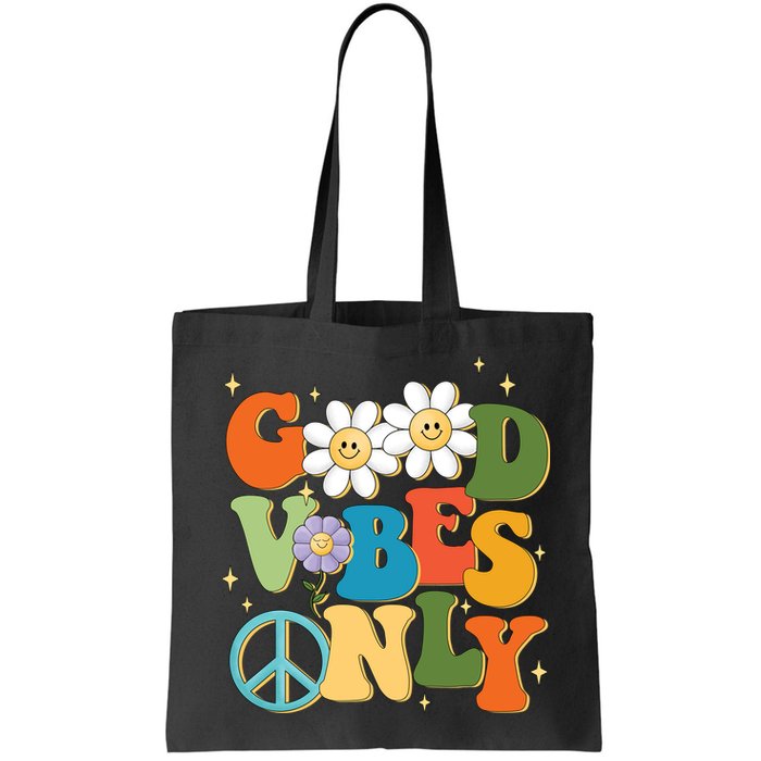 Good Vibes Only Retro Hippie Bag