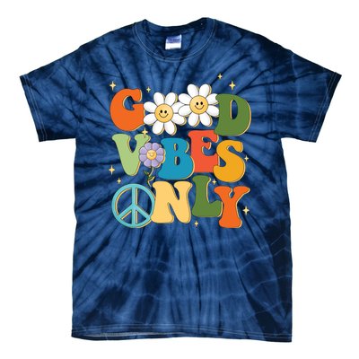 Good Vibes Only Retro Hippie Tie-Dye T-Shirt