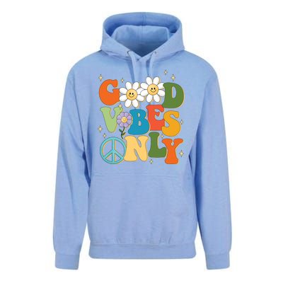 Good Vibes Only Retro Hippie Unisex Surf Hoodie