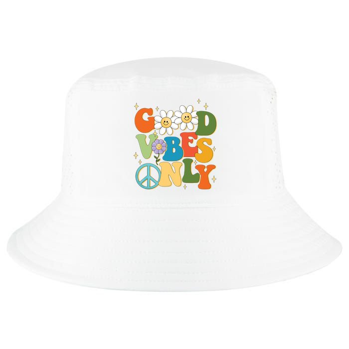 Good Vibes Only Retro Hippie Cool Comfort Performance Bucket Hat