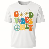 Good Vibes Only Retro Hippie Performance Shirt