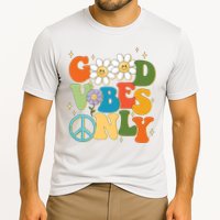 Good Vibes Only Retro Hippie Performance Shirt