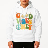 Good Vibes Only Retro Hippie Hoodie