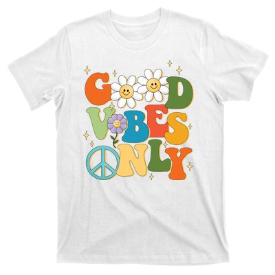 Good Vibes Only Retro Hippie T-Shirt