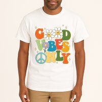 Good Vibes Only Retro Hippie Tall T-Shirt