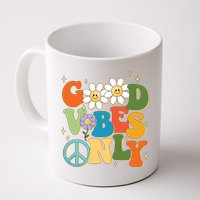 Good Vibes Only Retro Hippie Mug