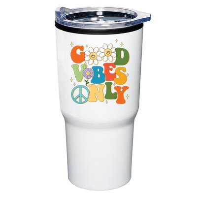 Good Vibes Only Retro Hippie Tumbler