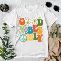Good Vibes Only Retro Hippie Premium T-Shirt