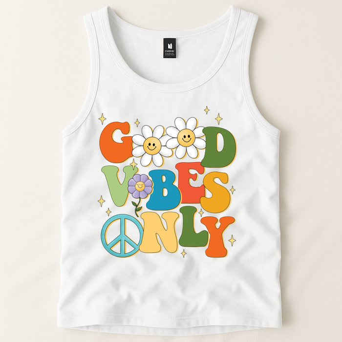 Good Vibes Only Retro Hippie Tank Top