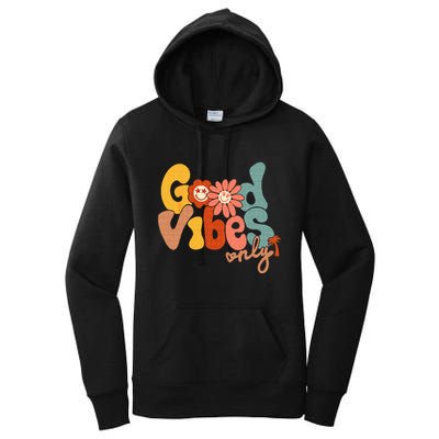 Good Vibes Only Flower Hawaii Beach Summer Vacation Family Women's Pullover Hoodie