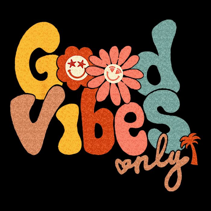 Good Vibes Only Flower Hawaii Beach Summer Vacation Family Wool Snapback Cap