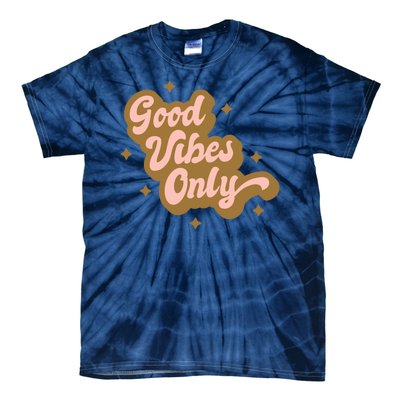 Good Vibes Only Retro Tie-Dye T-Shirt