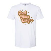 Good Vibes Only Retro Softstyle CVC T-Shirt