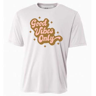 Good Vibes Only Retro Cooling Performance Crew T-Shirt