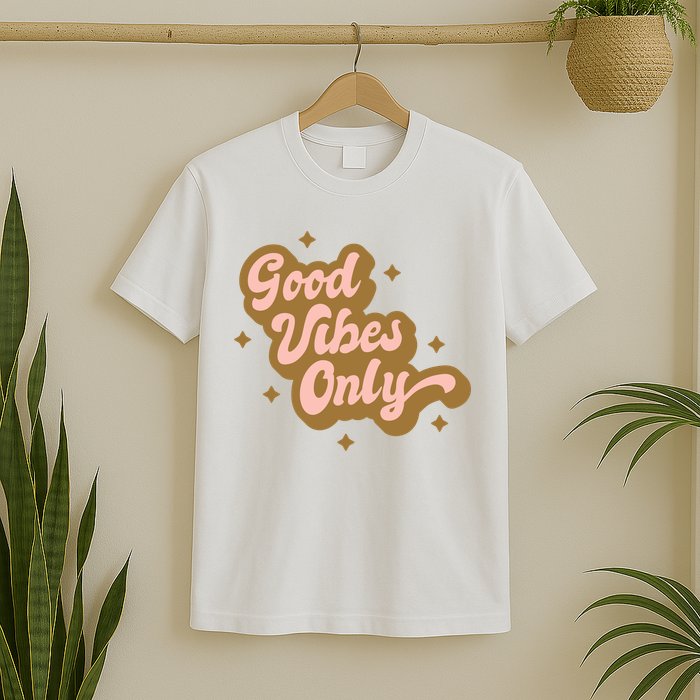 Good Vibes Only Retro T-Shirt