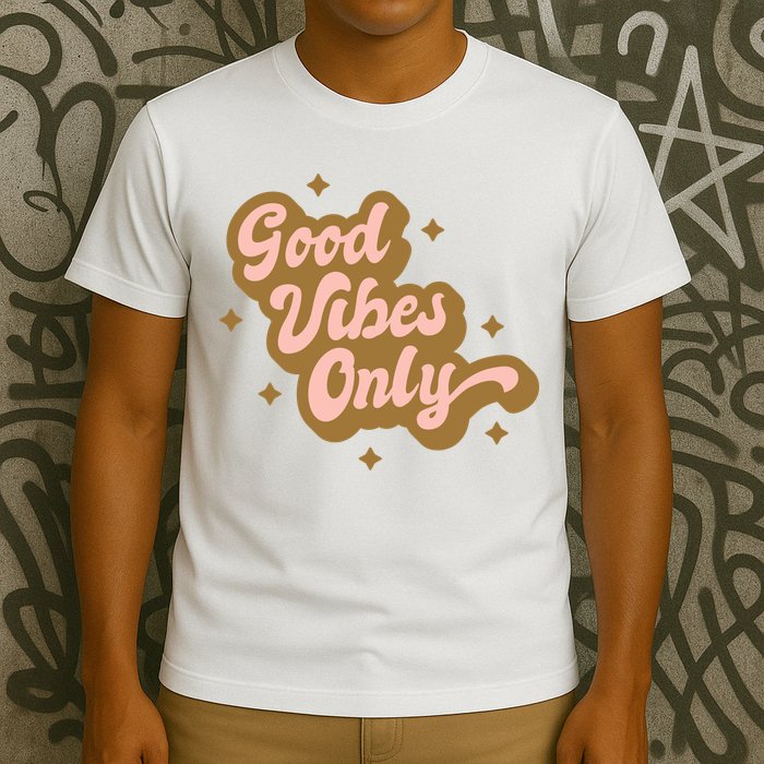 Good Vibes Only Retro T-Shirt