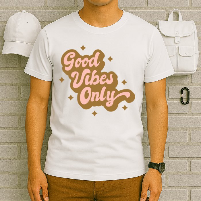 Good Vibes Only Retro T-Shirt