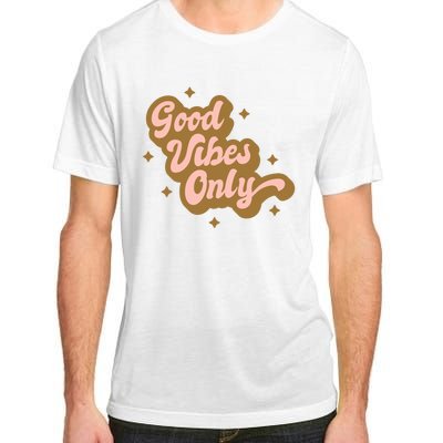 Good Vibes Only Retro Adult ChromaSoft Performance T-Shirt