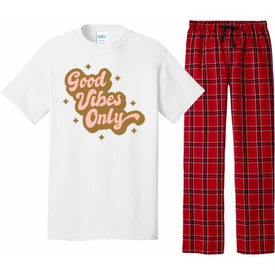 Good Vibes Only Retro Pajama Set