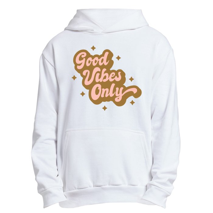 Good Vibes Only Retro Urban Pullover Hoodie