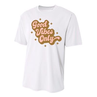 Good Vibes Only Retro Performance Sprint T-Shirt