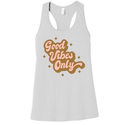 Good Vibes Only Retro Women's Racerback Tank