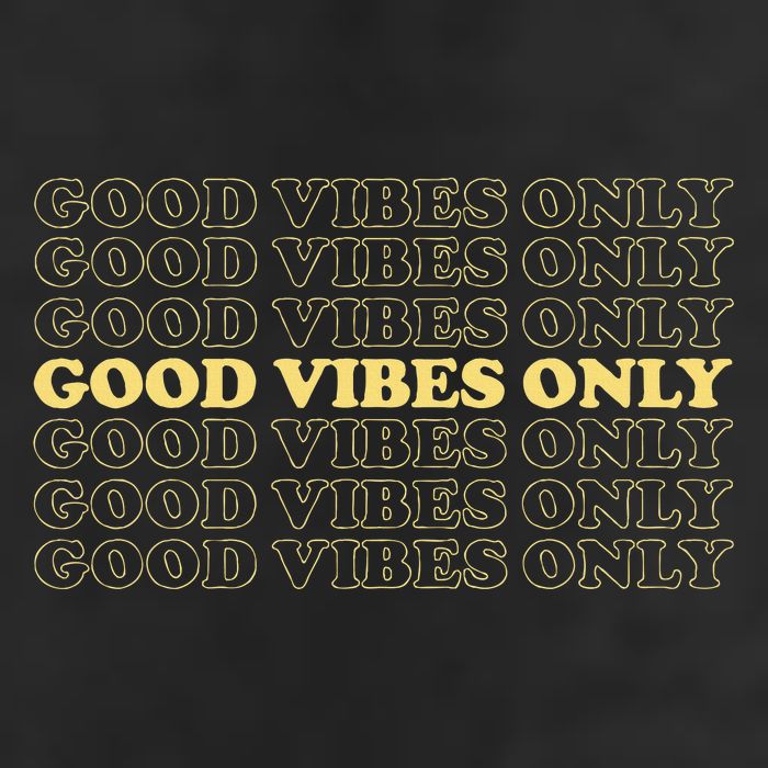 Good Vibes Only Vintage Optimist Positive Thinking Retro Hat