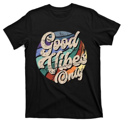 Good Vibes Only Vintage Positive Mind T-Shirt