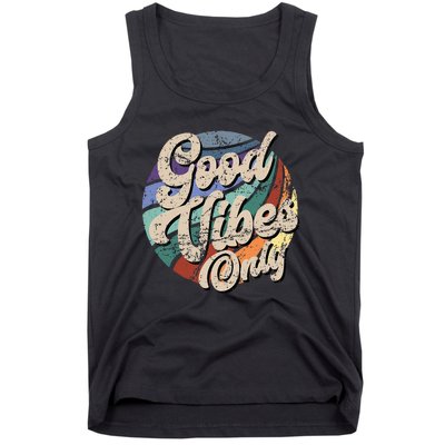 Good Vibes Only Vintage Positive Mind Tank Top