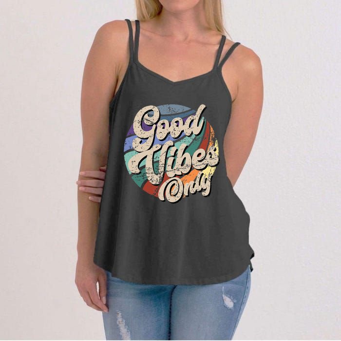 Good Vibes Only Vintage Positive Mind Women's Strappy Tank