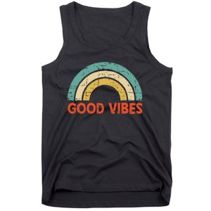 Good Vibes Only Funny Positive Inspirational Retro Tank Top