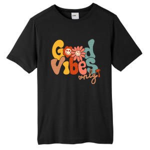 Good Vibes Only Flower Hawaii Beach Summer Vacation Family Tall Fusion ChromaSoft Performance T-Shirt