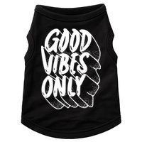 Good Vibes Only Cool Retro Doggie Tank