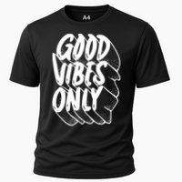 Good Vibes Only Cool Retro Cooling Performance Crew T-Shirt