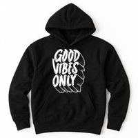 Good Vibes Only Cool Retro Hoodie