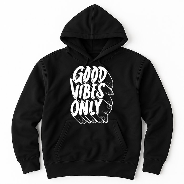 Good Vibes Only Cool Retro Hoodie