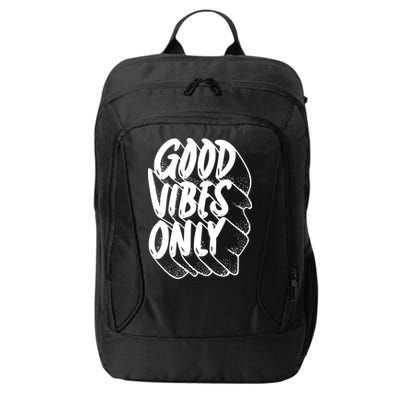 Good Vibes Only Cool Retro City Backpack