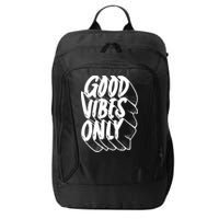 Good Vibes Only Cool Retro City Backpack