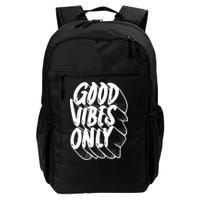 Good Vibes Only Cool Retro Backpack