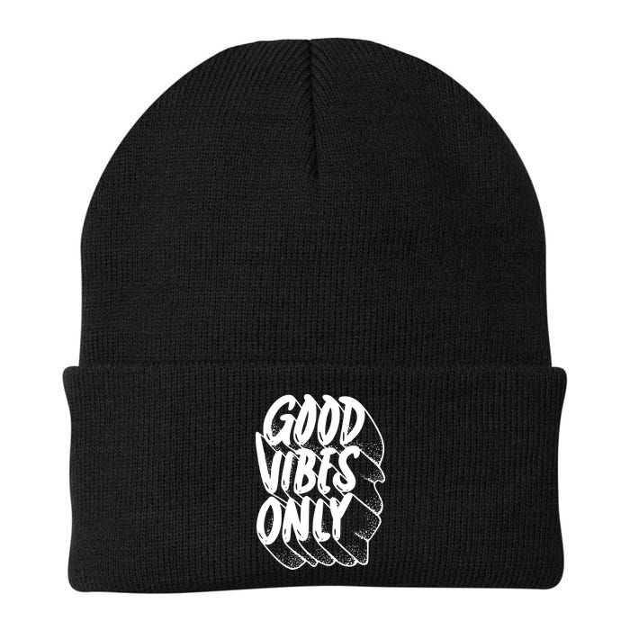 Good Vibes Only Cool Retro Beanie