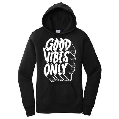 Good Vibes Only Cool Retro Women's Pullover Hoodie