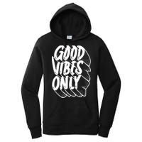 Good Vibes Only Cool Retro Women's Pullover Hoodie