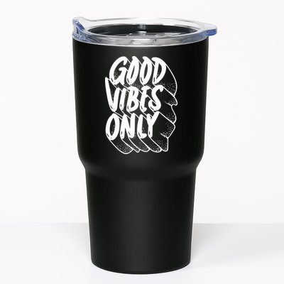 Good Vibes Only Cool Retro Tumbler