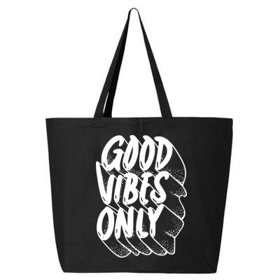 Good Vibes Only Cool Retro 25L Jumbo Tote